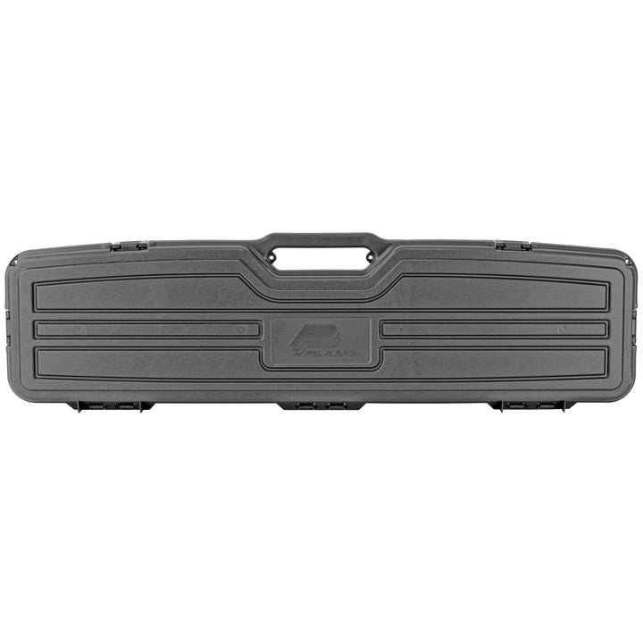 Plano SE Series Rifle Case, black, exterior view with ribbed polymer shell and recessed latches