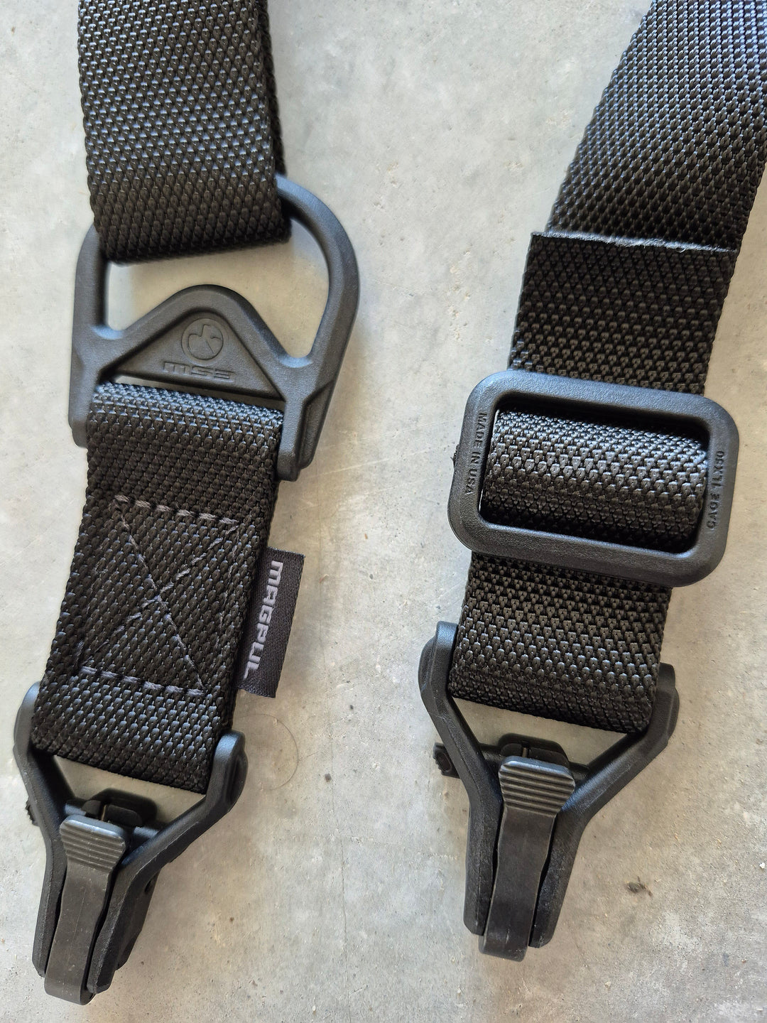 GS-012 Operator Rifle Sling – 1.25-inch nylon webbing sling with quick-adjust slider and low-profile locking hardware for versatile firearm carry